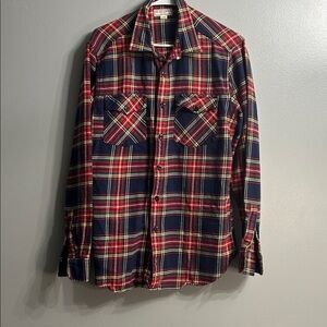 Wallace & Barnes Plaid Shirt SZ Med